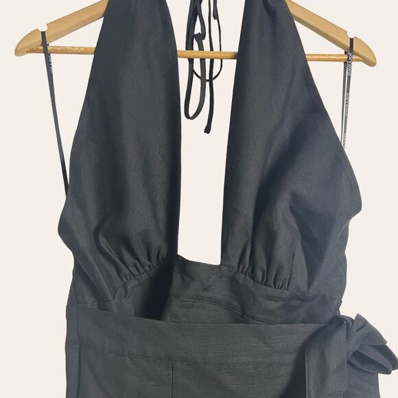 Shona Joy Black Halter Mini Dress - Picture 6 of 14